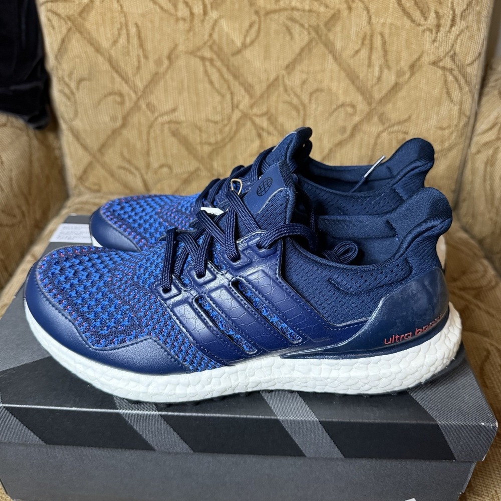 Adidas UltraBoost Spikeless Golf "Collegiate Navy" - Men's‎ Size 7 - IE2137